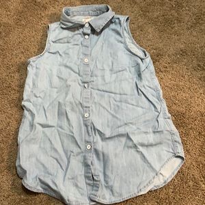 Blue Jean button down shirt